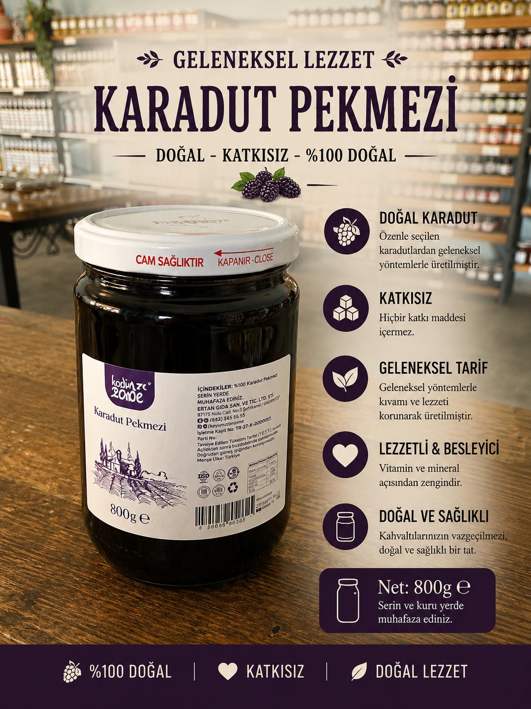 Dalgıç Karadut Pekmezi