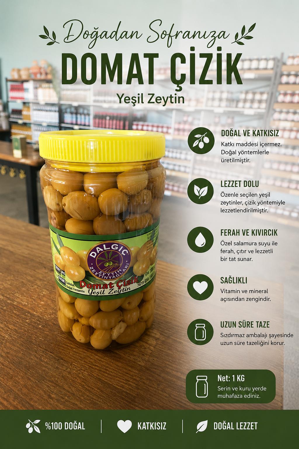 Dalgıç Domat Çizik 1 Kg