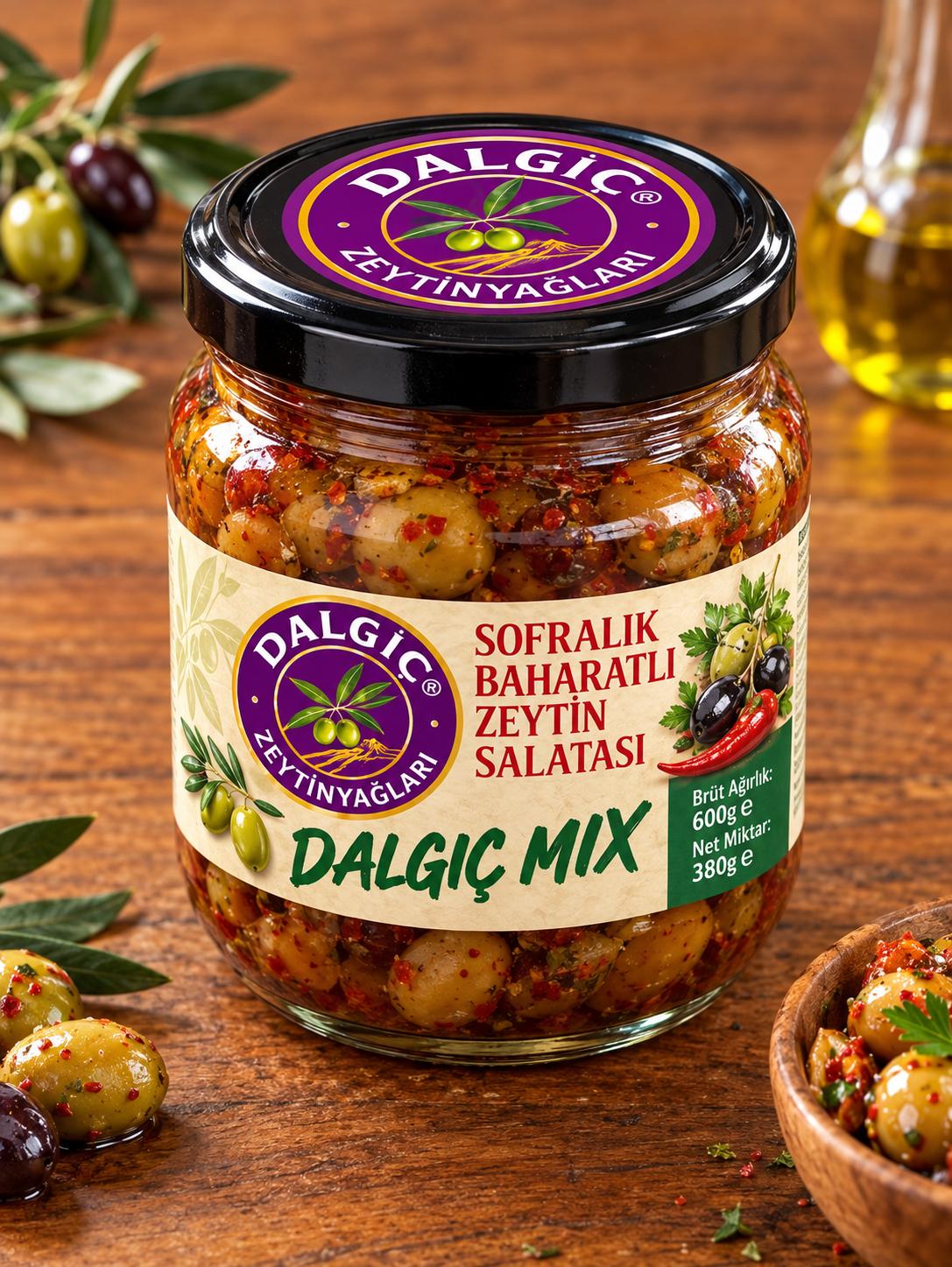 zeytin salatası dalgıç mix dalgıç zeytincilik