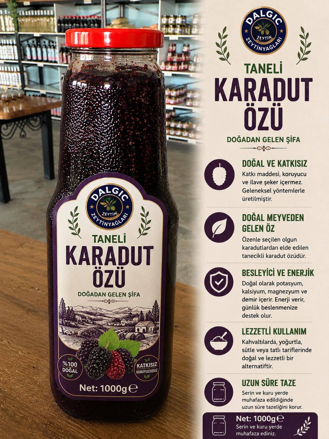 DALGIÇ TANECİKLİ KARADUT ÖZÜ