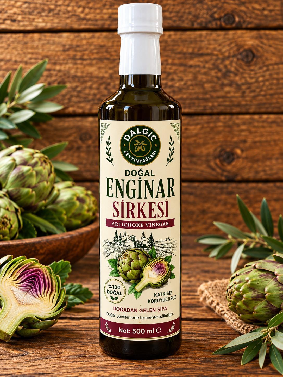doğal enginar sirkesi dalgıç zeytincilik