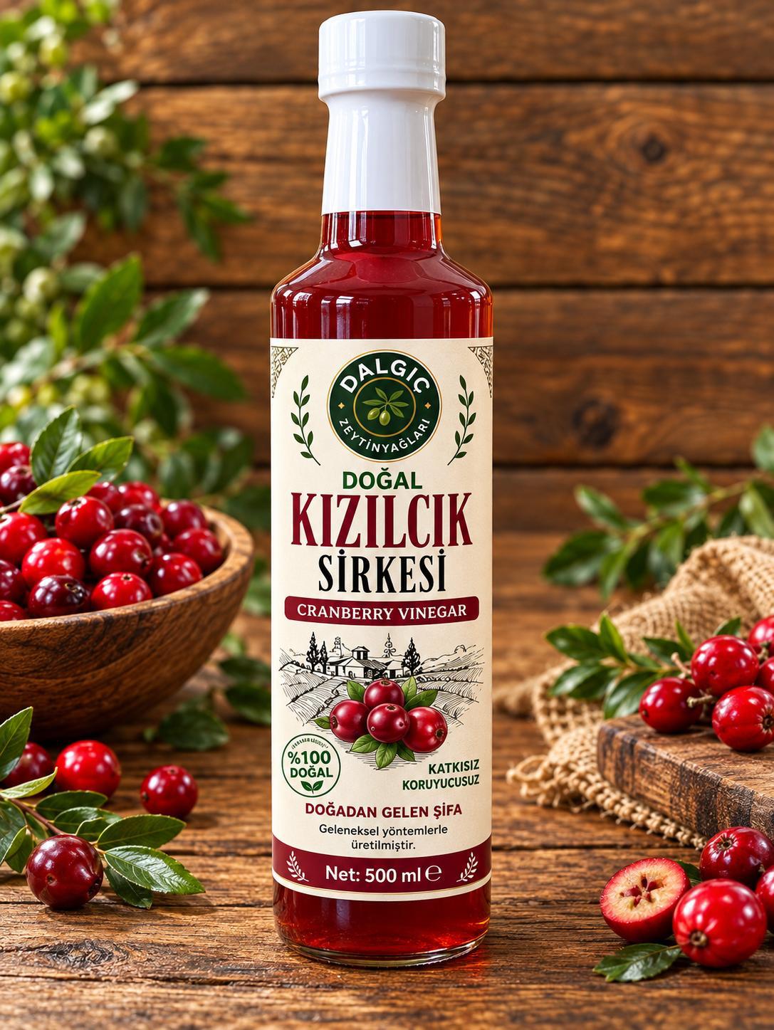 doğal kızılcık sirkesi dalgıç zeytincilik